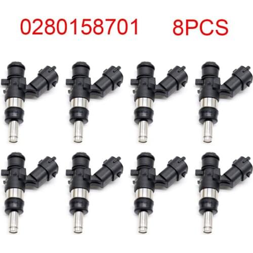 New 8pcs Fuel Injector Nozzle 0280158701 0280158714 for Gasoline Petrol Spray Nozzle High Quality