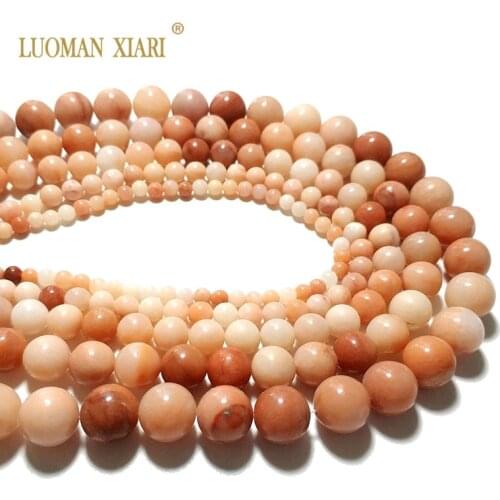 Wholesale Natural AAA Pink Aventurine Stone Round Beads For Jewelry Making DIY Bracelet Necklace 4/6/8/10 /12 mm Strand 15