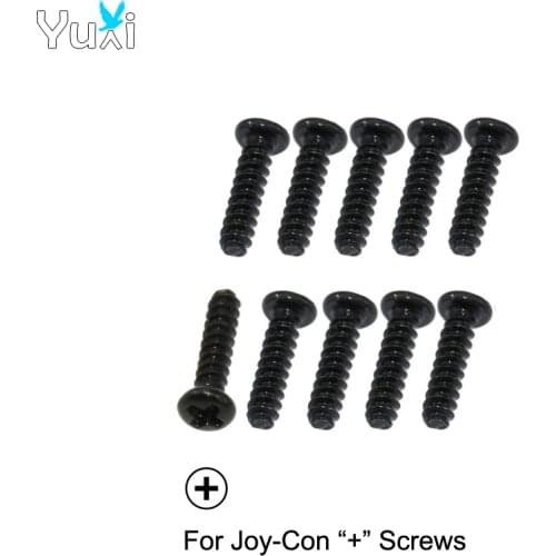 YuXi 10pcs Cross Screws for Nintend Switch NS Joy-Con Screw Repair Part for JoyCon Controller