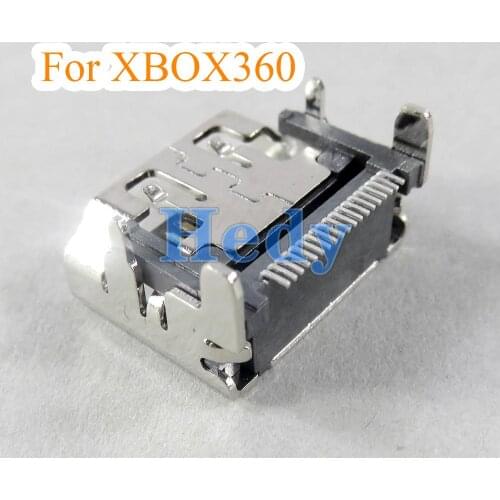 20PCS HDMI-compatible Port Socket Interface Connector for XBOX360 XBOX 360 Slim internal replacement High quality
