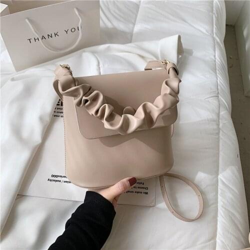 High-quality Portable Bucket Bag Female Bag 2021 Summer New Trend Korean Fashion Lady Messenger Bag Western Style Shoulder Bag