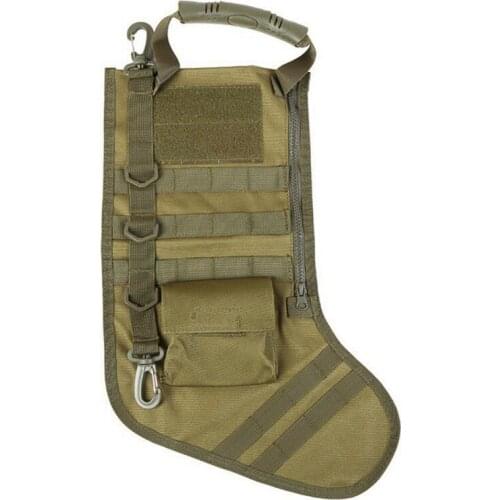 Tactics MOLLE Christmas Stocking Bag Christmas Gift Bag Xmas Stocking Hanging Decoration Xmas Gift Bag Sock Gift Bag Xmas Socks