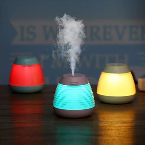 250ML Pinecone Humidifier USB Essential Oil Diffuser Aroma With 7 Colors LED Night Light USB Fogge Air Freshener Humidifiers