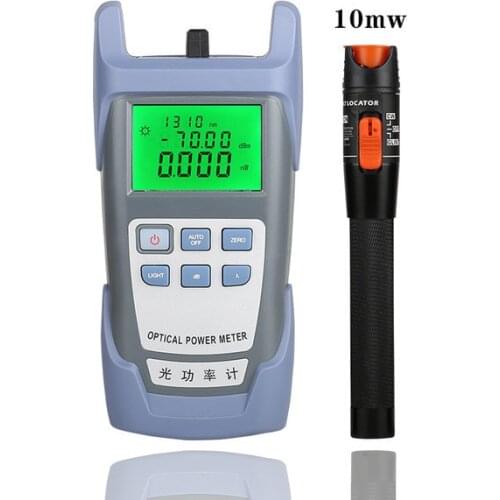 2 In1 FTTH Fiber Optic Tool Kit VFL Fiber Optical Power Meter 70+10dbm and 30MW Visual Fault Locator Fiber optic test pen