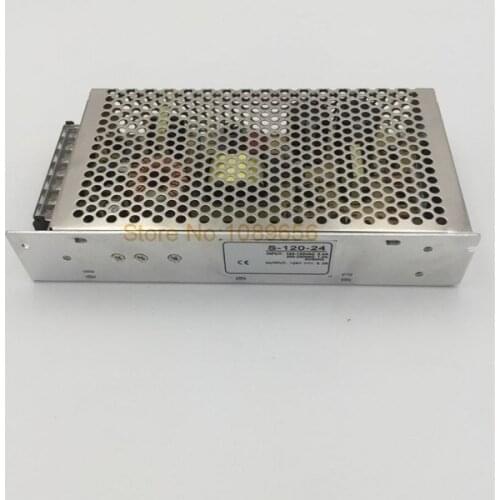 High quality Single Output Switching power supply power suply unit 120W 24V 5A ac to dc power supply ac dc converter S-120-24