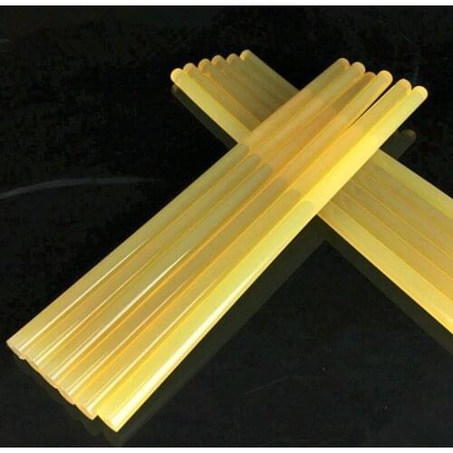 11MM * 270MM Yellow Hot Melt Glue Sticks for Electric Glue Gun Craft Alloy Album Car Repair DIY Accessories Adhesive Sticks