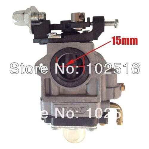 2 STROKE CARBURETOR 15mm diam 43cc brush cutter carburetor 40-5 engine 49cc carburetor