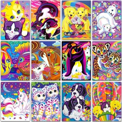 5D DIY Diamond Painting Kits Paint animal horse Cat dog unicorn Home Decor art Full Square&Round embroidery mosaic Cross stitch