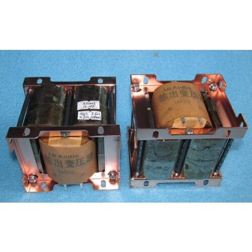 Amorphous 8C iron core 1.6K: 16Ω single-ended output transformer, 16Ω full frequency speaker, power 20W, working current 150mA