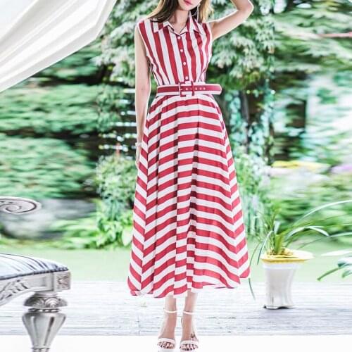 Летние платья в полоску ANRAEQI China At AliExpress