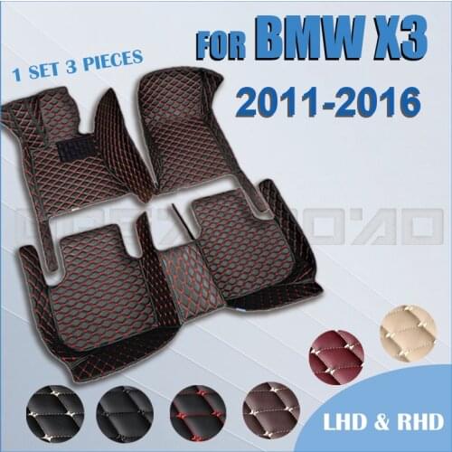 Car floor mats for BMW X3 F25 2011 2012 2013 2014 2015 2016 Custom auto foot Pads automobile carpet cover