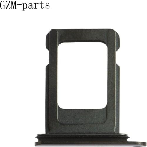 GZM-parts 1 Piece Single Dual Sim Card Holder Slot Replacement for iPhone 11 Pro Max SIM Card Tray Adapter With Waterproof