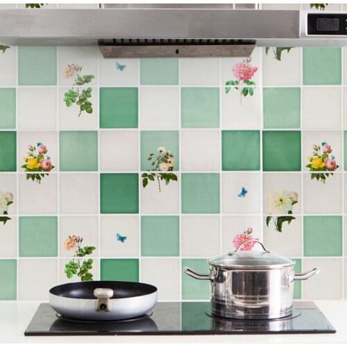 Kitchen Stickers Waterproof And Proof Oil Sticker Food DIY Wall Art Decal Decoration Oven Dining Hall Wallpapers Home Decor