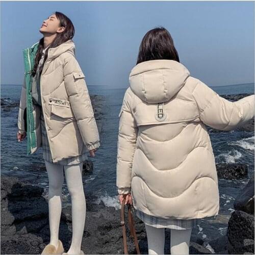 Winter Jacket Women cotton padded Jacket plus size Hooded Women coat Thick Warm Outwear Long Women Parkas Abrigo Mujer Z70