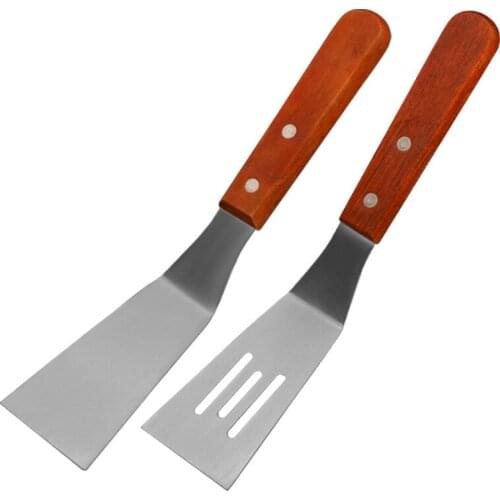 Stainless Steel Elastic Spatula Steak Spatula Spatula Baked Pastry Cream Spatula Teppanyaki Tool Kitchen Tool