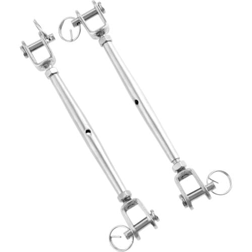 M5 M6 M8 Marine Grade 316 Stainless Steel Rigging Screw Jaw & Jaw/ Fork & Fork Turnbuckle Closed Body Bottlescrew Boats Hardware