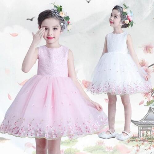 MERI AMMI Children Girl Fancy Dressing Princess Party Dresses For 3-12 Year Baby Girl