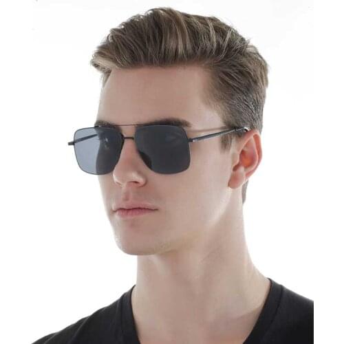 YOUTOP Fashion Retro Square Polarized Bridged Lenses Full Rim Mens Mirror Sunglasses Womens SunGlasses 7026