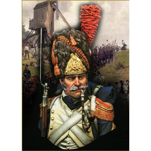 1/10 Resin Model Building Kit Bust French grenadier