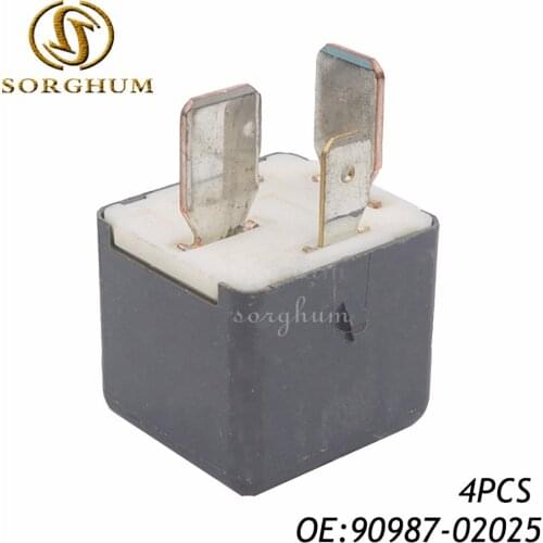 4PCS Relay for Toyota Landcruiser Lexus IS350 IS250 IS220 GS300 GS430 RX300 RX400 90987-02025 9098702025