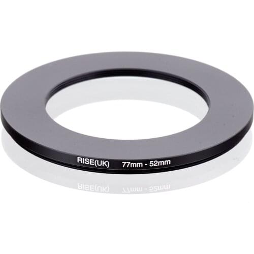 RISE(UK) 77mm-52mm 77-52 mm 77 to 52 Step down Filter Ring Adapter