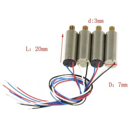 Syma X5 X5C Motors 4pcs/lot 2pcs CW 2pcs CCW RC Quadcopter Spare Parts for RC Drone X5C JXD385 V272 H107