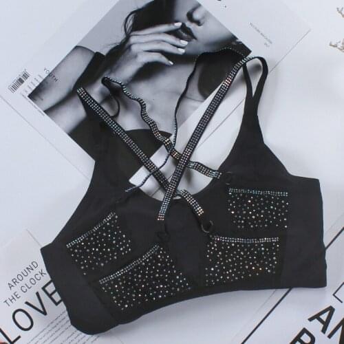 Sequin Bandeau Top Women Tube Top Push Up Bra Seamless Bra Silk Beauty Back Wrap Top Female Padded Bra Ladies Lace Crop Top