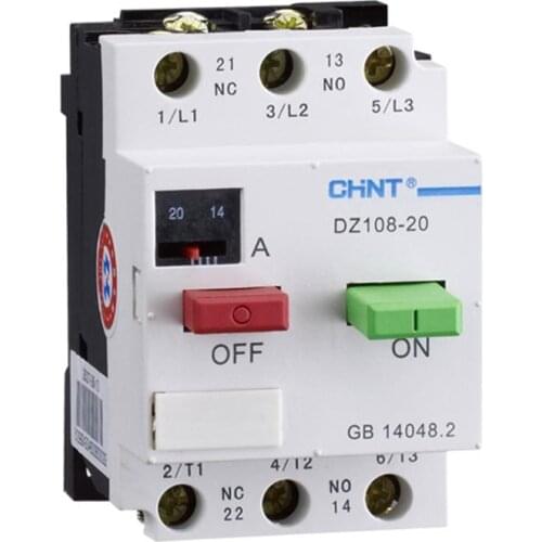 CHNT DZ108-20/211 (0.4-20A) proteção Do Motor interruptor Do Motor Do disjuntor 3VE1