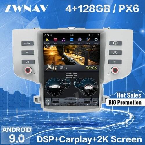 128G Tesla Screen For 2005 2006 2007 2008 2009 Toyota Reiz Android 9 Car multimedia Player GPS Audio Radio Auto Stereo Head Unit