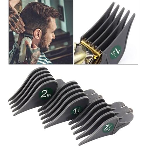 3Pcs/Set Replacement Clipper Guide Combs 32mm 38mm 51mm Hair Trimmers Attachment for Stylists Barbers