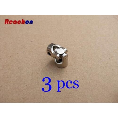 3pcs Metal Universal joints Coupling Shaft Connector for RC Car/Boat model 2mm 2.3mm 3mm 3.175mm 4mm 5mm 6mm 6.35mm 8mm 10mm