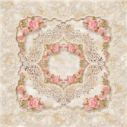 Stone pattern mosaic marble pattern embossed 3D floor Living Room PVC Waterproof Floor Sticker