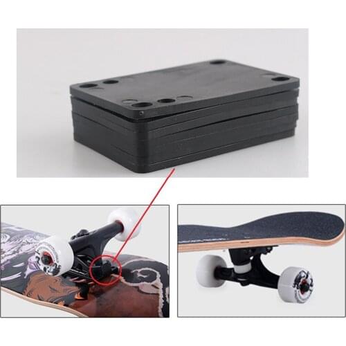 4x PU Skateboard Riser Pads Longboard Shockpads Longboards Hardware Accessory