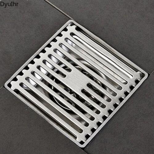 Bathroom accessories modern minimalist stainless steel deodorant thickened bathroom toilet large displacement balcony floordrain