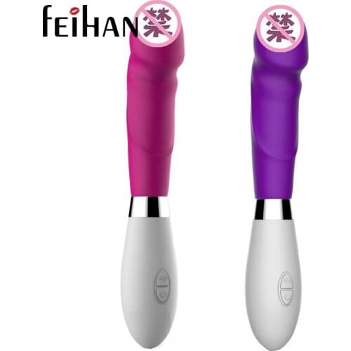 FEIHAN Powerful 12 Speeds Frequency Vibrators For Women G-spot Clitoris Stimulation Vibrating Stick for Couple Sex Toys