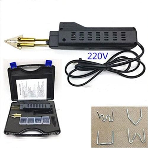 Hot Stapler Bumper Fender Fairing Weld Gun Plastic Repair Kit Staples Car Auto