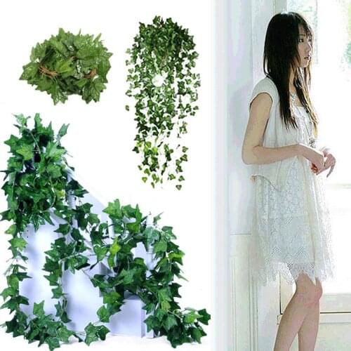 Boston Ivy Vine String Party Wedding Artificial Plant Ceiling Decor Simulation Green Balcony Curd Home