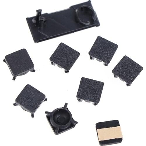 Black Color Screw Feet Cover Set For PS3 Slim 2000 3000 Console Rubber Feet Rubber Boot Cover