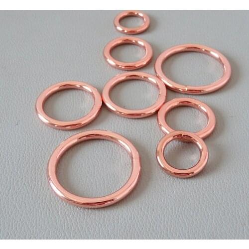 20Pcs/Lot Metal Welded O Ring Buckle Hardware Clasp For Bag Backpack Straps Belt Loop Dog Collar Harness Sewing DIY Accessory