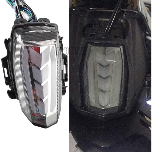 Motorcycle YZFR15 LED FlashingTail Light Stop Brake Rear Warning Signal Indicator Lamp For yamaha yzf r15 v3 2017 2018 2019 2020