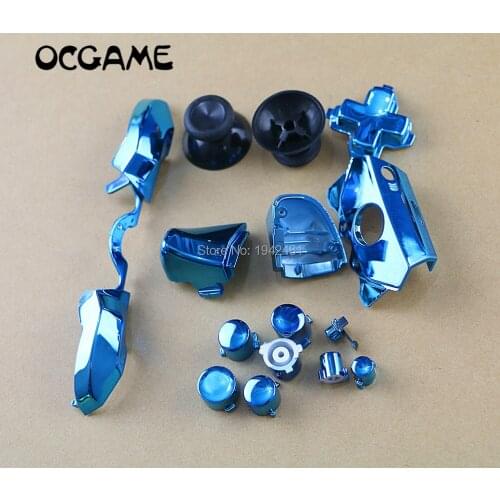 OCGAME high quality Chrome d pad Full Set Buttons Kits Repair Parts Trigger for Xbox One Controller Elite Limited edition