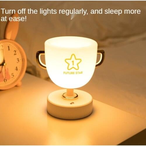 Bedroom Bedside Lamp Eye Protection Desk Learning Creative Simple Study Writing Wireless Desk Lamp Small Night Lamp