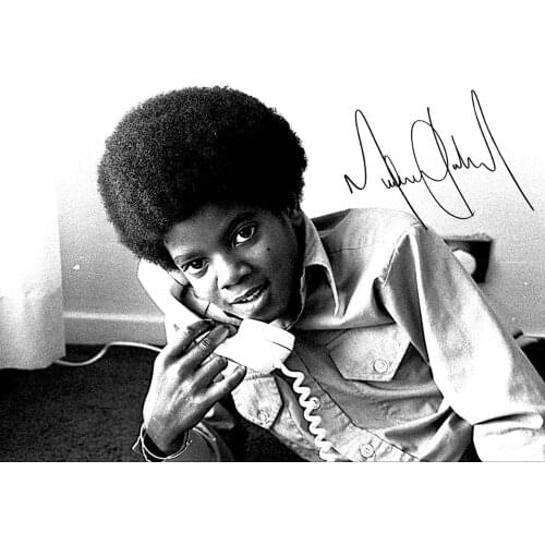 MICHAEL JACKSON Signature Art Film Print Silk Poster Home Wall Decor 24x36inch