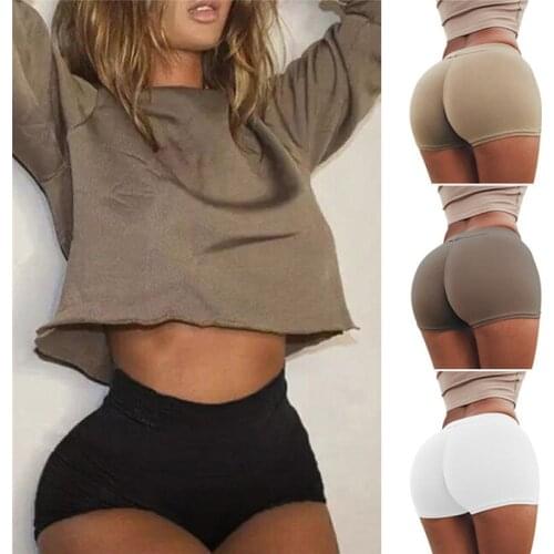 Sexy Shorts High Waist Womens Sports Shorts Athletic Gym Brief Workout Fitness Leggings Breathable Sport Wear