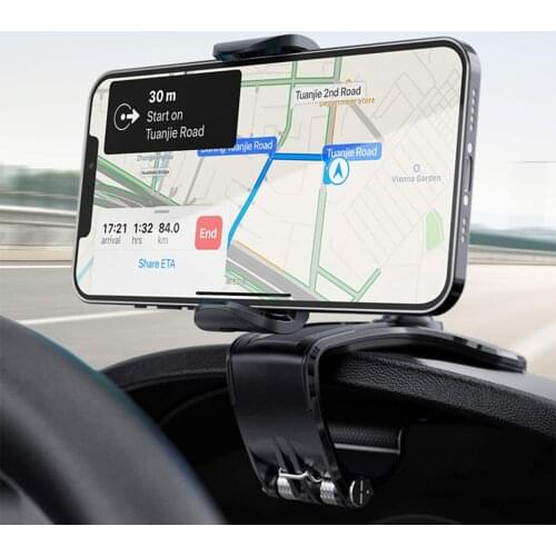 Universal Car Phone Mount Dashboard Clip Cell Phone Holder for Car Sun Visor, Rearview Mirror, Compatible with 4.7 to 6.5 inch