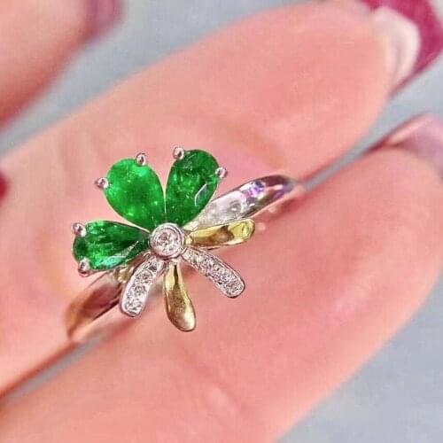 URORU Rings With Semi-precious Stones