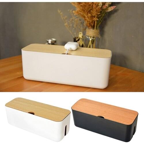 Cable Storage Box Cases Wire Management Plug Socket Safety Organizer Dustproof
