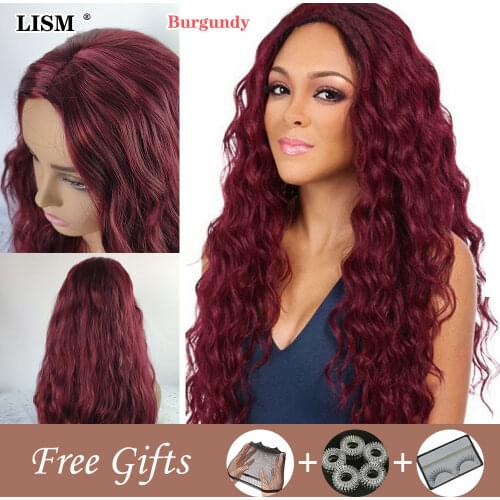 Women Wave Wigs Pelucas De Mujer Cosplay Perruque Naturelle Synthetic Wig with Bangs Peruki Damskie Naturalne Ladies Pruiken