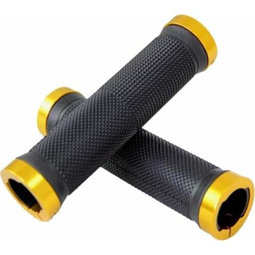 1 Pair Mountain Road Cycling Bike Bicycle MTB Handlebar Cover Grips Bilateral Soft Rubber Anti-slip on Handle Grip Lock Bar End