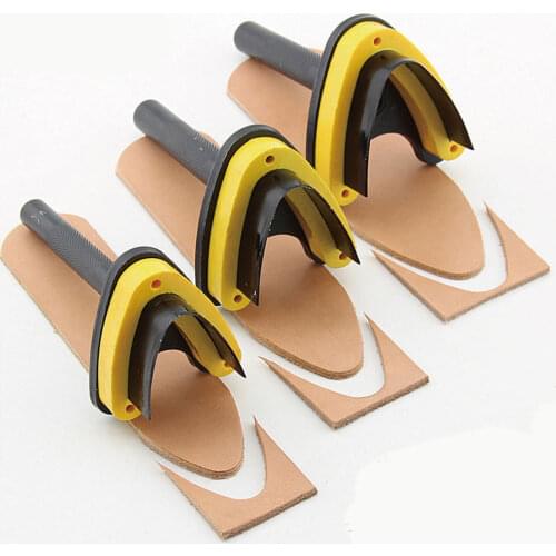 1PC Leather Craft DIY Stainless Steel Leather Tools V Shape 30mm 35mm 40mm